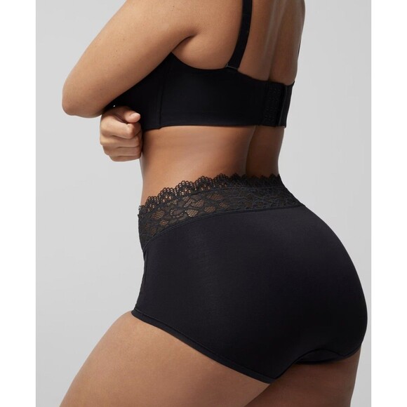 Soma Embraceable Lace Brief Print Paisley Yellow Size Large Panties - Picture 7 of 8